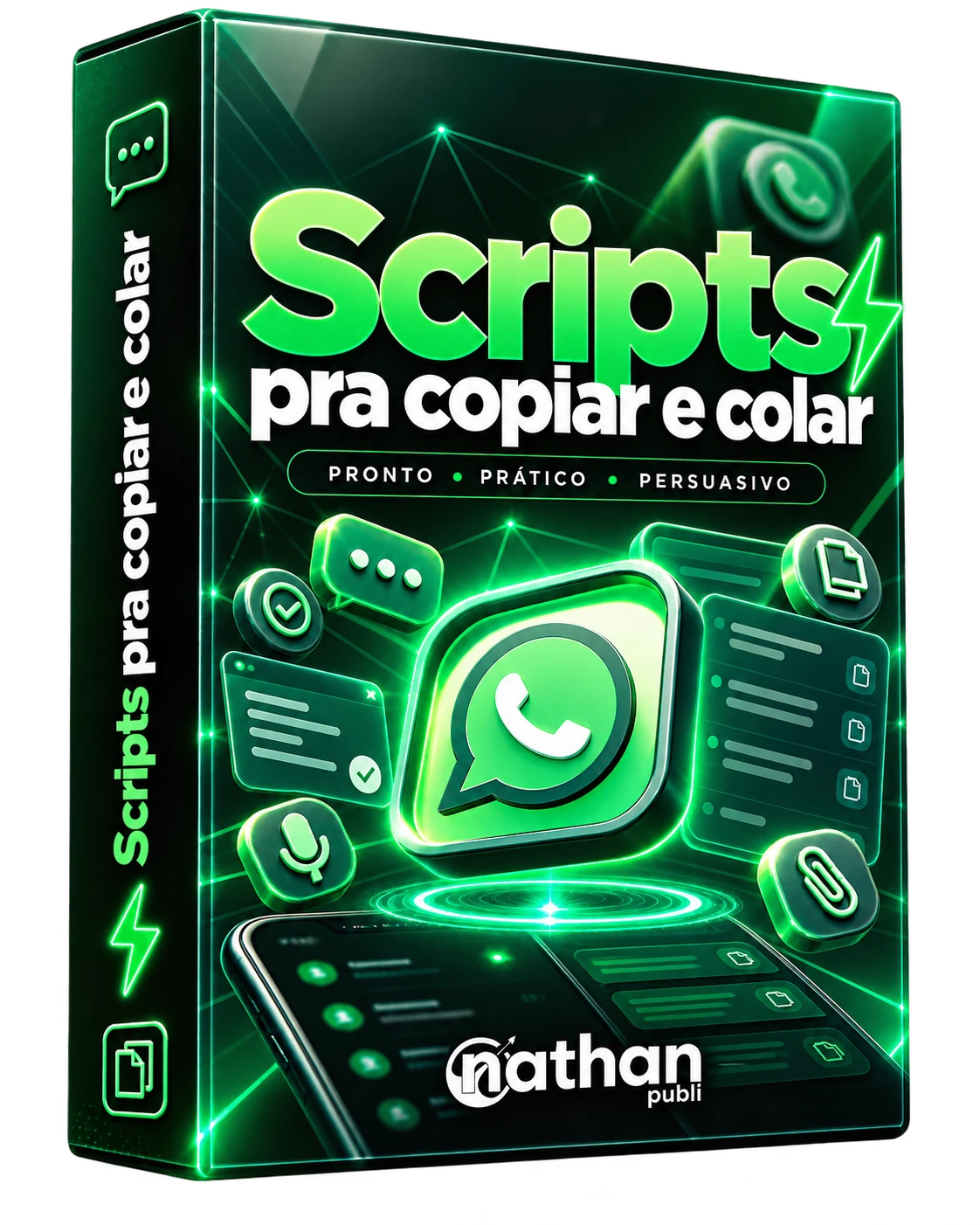 Mockup do bônus 3: Scripts pra copiar e colar